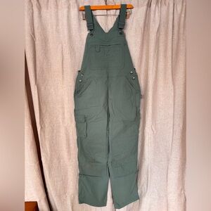 Duluth Trading Co Forest Green Women's Bib Overalls
